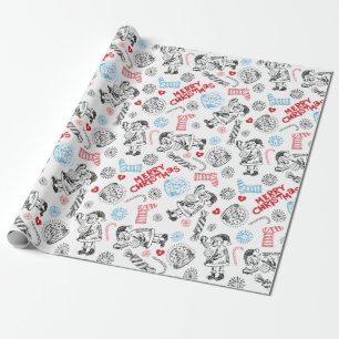 Christmas Doodles Wrapping Paper