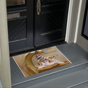 Christmas Door Mat, Angel Doormat