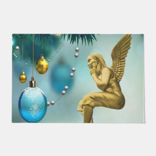 Christmas Door Mat, Angel Doormat