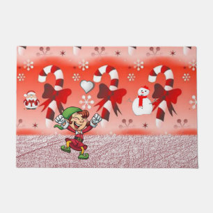 Christmas Door Mat, Elf Doormat