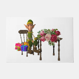 Christmas Door Mat, Elf Doormat