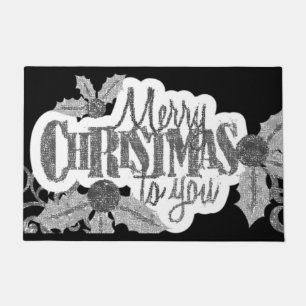Christmas Door Mat, Merry Christmas Doormat