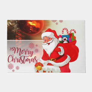 Christmas Door Mat, Santa Doormat