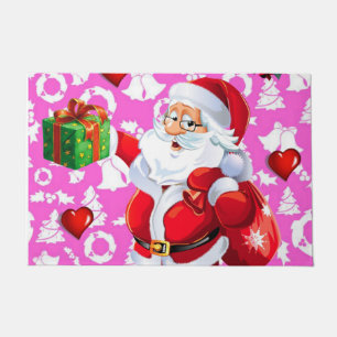 Christmas Door Mat, Santa Doormat