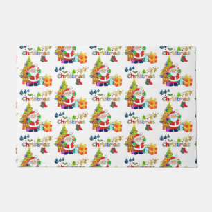 Christmas Door Mat, Santa Doormat