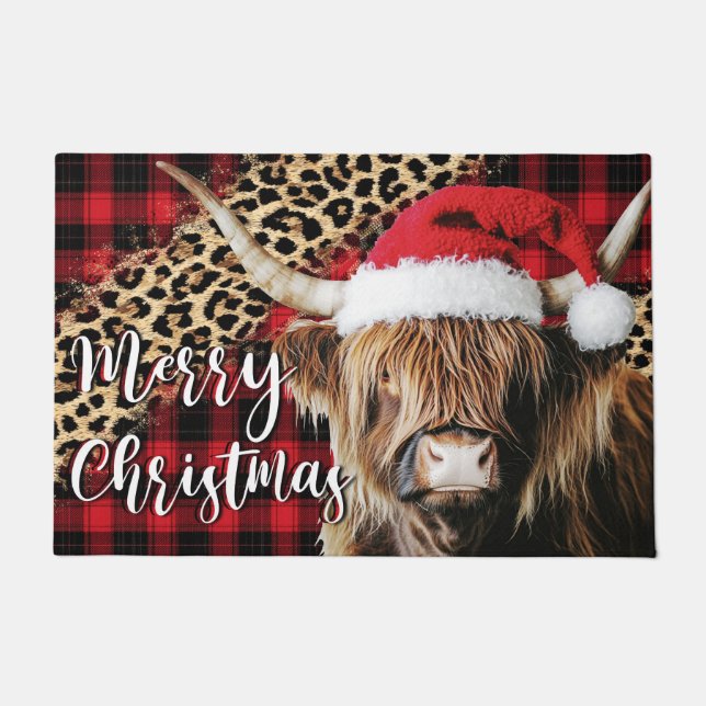 Christmas Doormat – Festive Welcome Mat for Front  (Front)