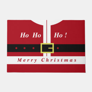 Christmas Doormat with Santa Claus Design - Funny