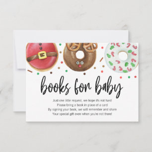 Christmas Doughnut Baby Sprinkle Books for Baby Ca Thank You Card