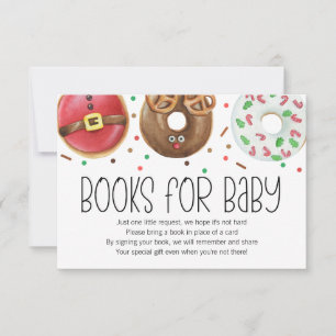 Christmas Doughnut Baby Sprinkle Books for Baby Ca Thank You Card