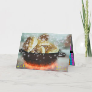 Christmas doughnuts, Calendar 2011 Holiday Card