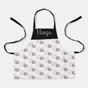 Christmas Doughnuts Sprinkles Bakery Kids Apron