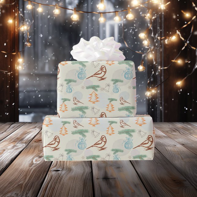Christmas Dove Holiday Wrapping Paper (Creator Uploaded)