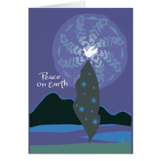 Christmas Dove Peace Greeting card