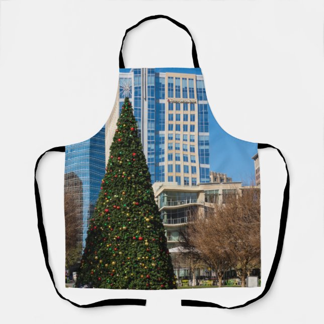 Christmas Downtown Dallas Apron (Front)