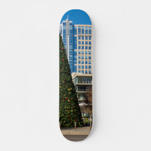 Christmas Downtown Dallas Skateboard