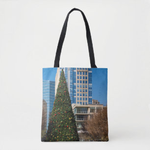 Christmas Downtown Dallas Tote Bag