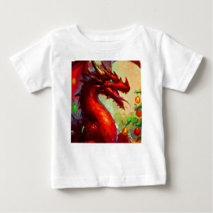 Christmas Dragon 1 Baby T-Shirt