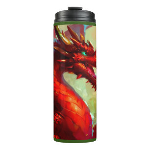 Christmas Dragon 1 Thermal Tumbler