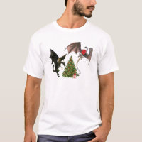 Christmas Dragon Mythical Holiday