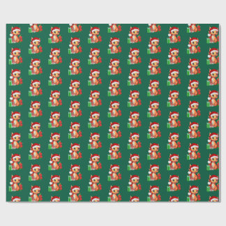 Christmas Dragon Wrapping paper