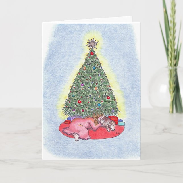 Christmas Dreams Holiday Card (Front)