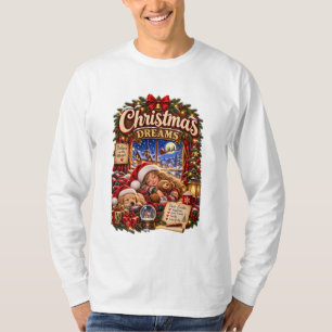 Christmas Dreams – Vintage Cosy Holiday Magic T-Shirt