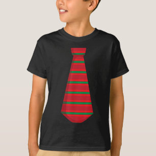 Christmas Dress Up Winter Tie Nye Necktie Ugly Xma T-Shirt