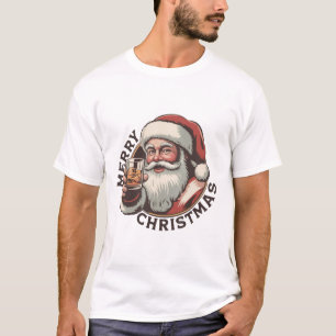 Christmas Drinking Bourbon Party Whiskey Lover T-Shirt