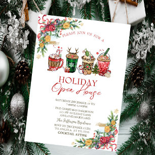 Christmas Drinks,Branches Holiday Invitation
