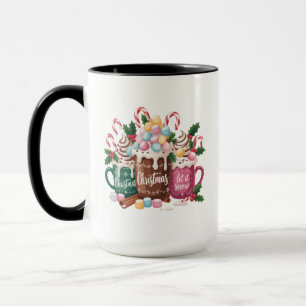 Christmas Drinks Pink Coquette Gingerbread Coffee Mug
