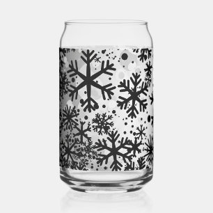 Christmas Drinkware Set Can Glass