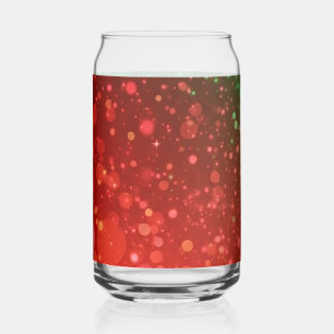 Christmas Drinkware Set Can Glass