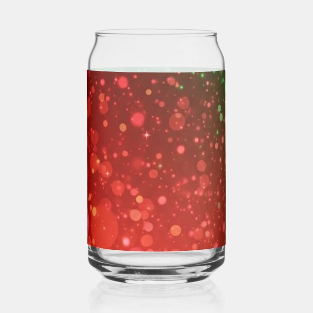 Christmas Drinkware Set Can Glass (Front)