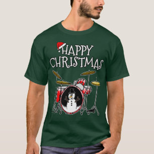 Christmas Drums Drummer Drum Teacher Xmas 2022 2 T-Shirt