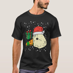 Christmas Duck Santa Hat Funny Animal Xmas Men Wom T-Shirt
