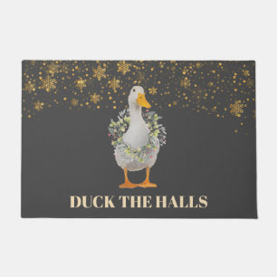 Christmas Duck the Halls Doormat