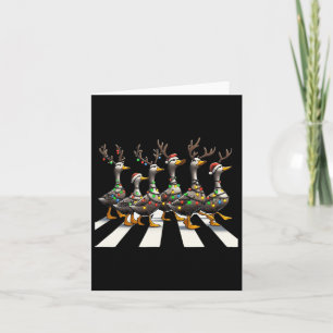 Christmas Ducks Cute Animals Christmas Lover Ducks Card