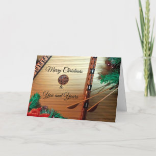 Christmas Dulcimer Musical Greeting Card