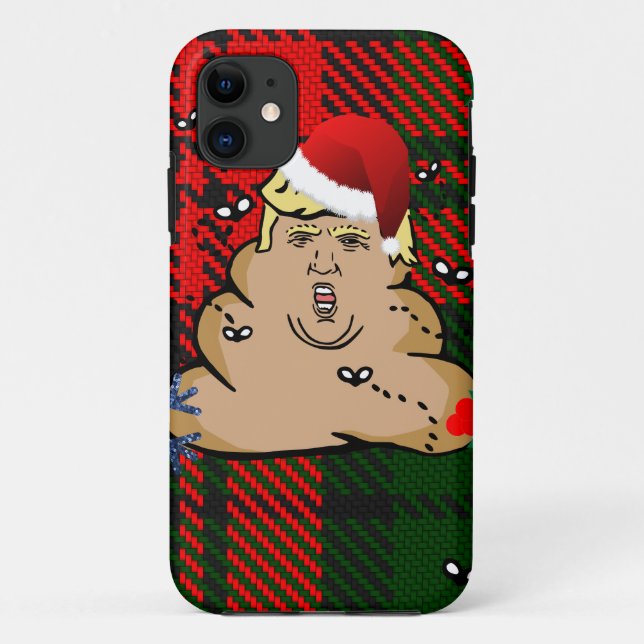 christmas dump trump Case-Mate iPhone case (Back)