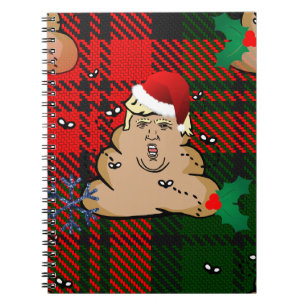 christmas dump trump notebook