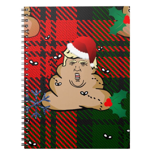 christmas dump trump notebook (Front)
