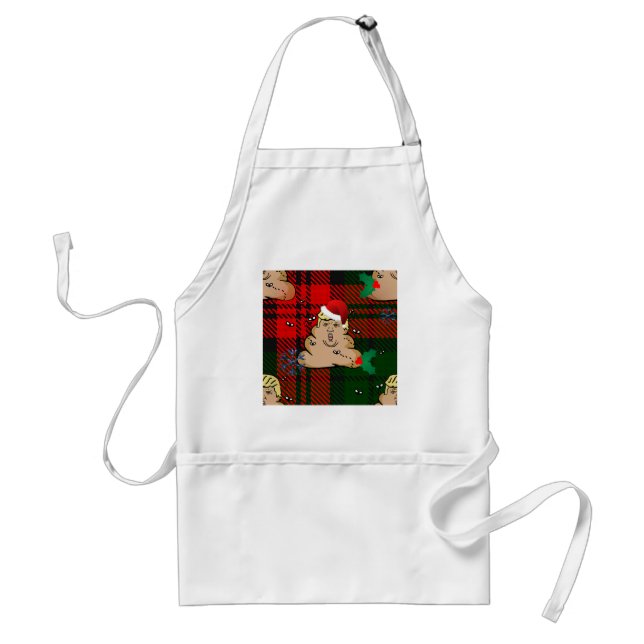 christmas dump trump standard apron (Front)