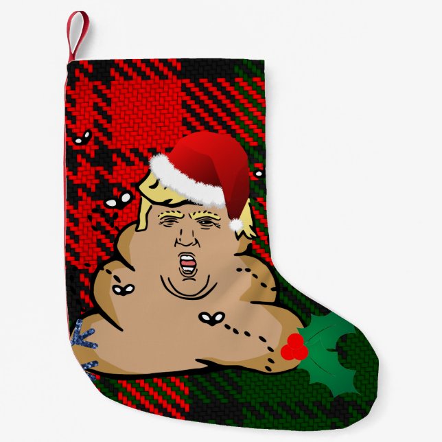 christmas dump trump xmas stocking (Front)