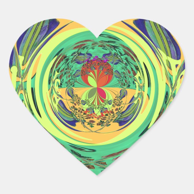 Christmas Eat Love Play Hakuna Matata Colour.png Heart Sticker (Front)