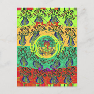 Christmas Eat Love Play Hakuna Matata Colour.png Holiday Postcard