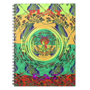 Christmas Eat Love Play Hakuna Matata Colour.png Notebook