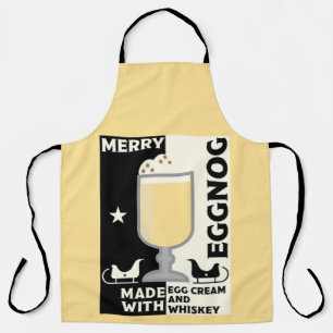 Christmas Eggnog Punch Apron