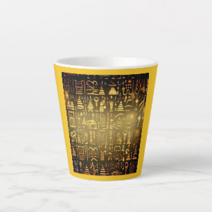 Christmas Egyptian Hieroglyphs 2 Latte Mug