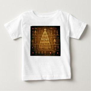Christmas Egyptian Hieroglyphs 3 Baby T-Shirt