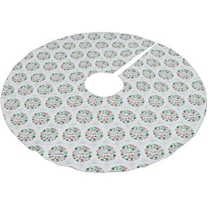 Christmas Elegant Gift Brushed Polyester Tree Skirt